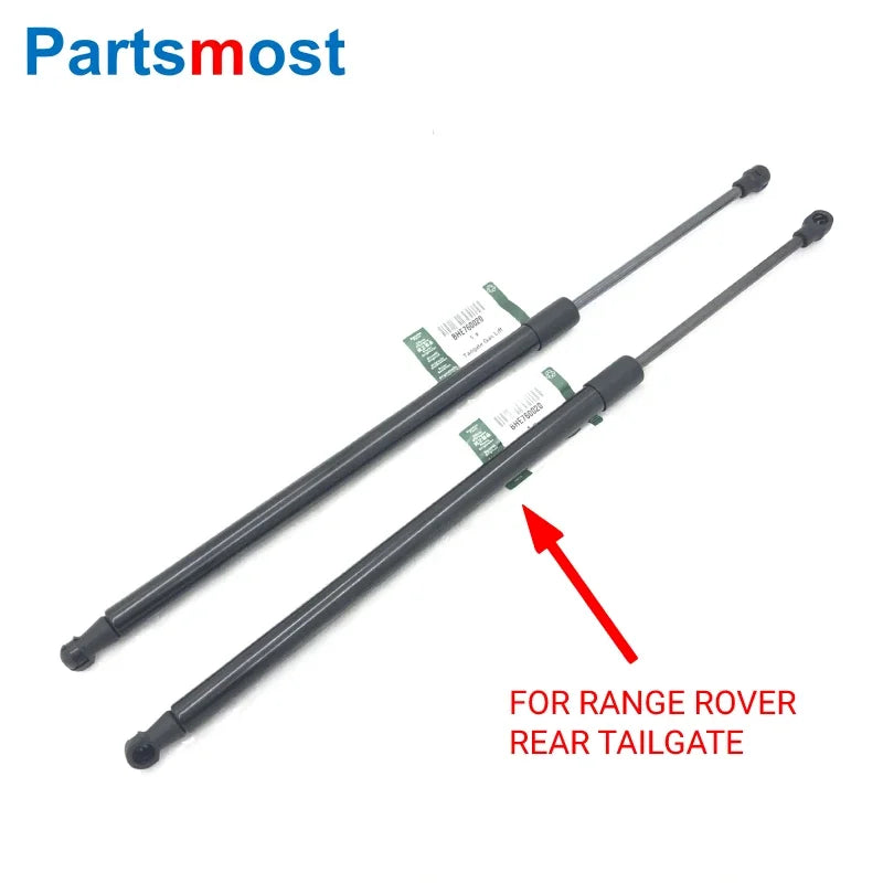 2pcs of Gas Lifts for Land Rover Range Rover L322 2002- 2012 Front Bonnet Gas Spring BKK760010 Rear Tailgate Gas Strut BHE760020