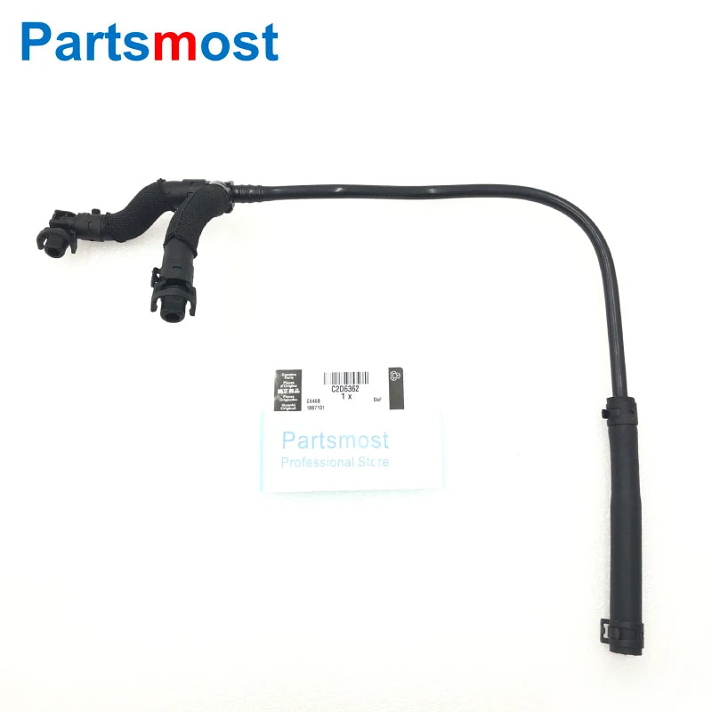 NEW 3.0 ENGINE RADIATOR COOLANT BLEED VENT HOSE EXPANSION TANK BOTTLE OVERFLOW PIPE FOR JAGUAR XF 2009-2015 XJ 2010-2019 C2D6362