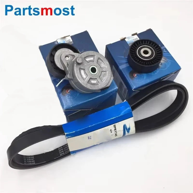 2.2 Diesel Alternator Belt Tensioner Pulley For Freelander 2 Range Rover Evoque Discovery Sport LR000996 LR003651 004877 060071