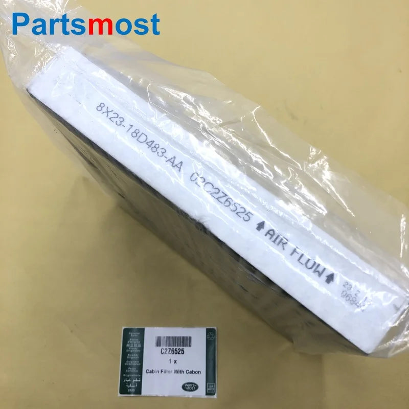 3.0 DIESEL CABIN FILTER FOR JAGUAR XF SPORTBRAKE 2009-2015 XJ X250 X351 2010-19 XFR 2010-15 XJR575 2018-19 POLLEN FILTER C2Z6525
