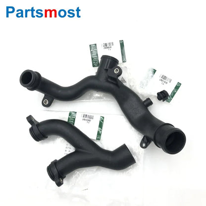 3.0L V6 5.0L V8 PETROL WATER OUTLET TUBE THERMOSTAT HOSE FOR DISCOVERY 4 RANGE ROVER SPORT VELAR LR090630 LR092992 PLUG LR011038