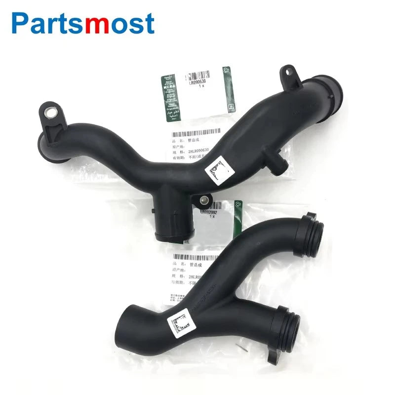 3.0L V6 5.0L V8 PETROL WATER OUTLET TUBE THERMOSTAT HOSE FOR DISCOVERY 4 RANGE ROVER SPORT VELAR LR090630 LR092992 PLUG LR011038