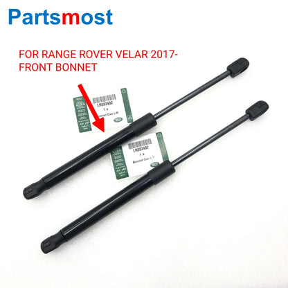 New 2 pieces of Front Hood Gas Strut For Land Rover Range Rover Velar 2017 Onward Bonnet Gas Lift Shock Absorber Spring LR093402