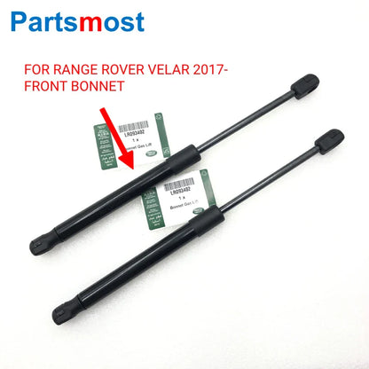 New 2 pieces of Front Hood Gas Strut For Land Rover Range Rover Velar 2017 Onward Bonnet Gas Lift Shock Absorber Spring LR093402