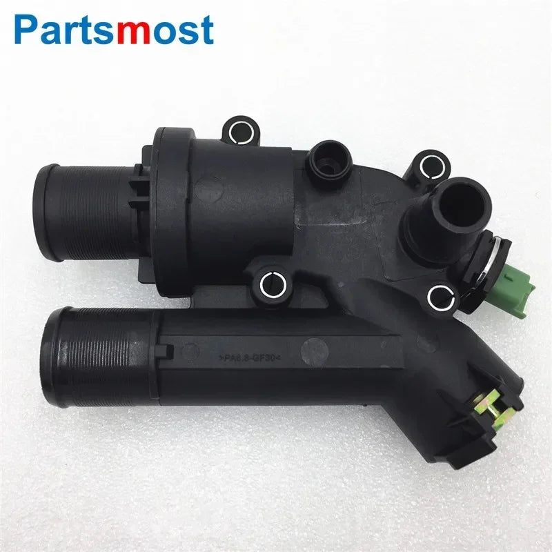 BR DDP LR001312 Coolant Thermostat Housing for 2.2 Diesel Engine Land Rover Freelander 2 Evoque Discovery Sport Jaguar C2S44028