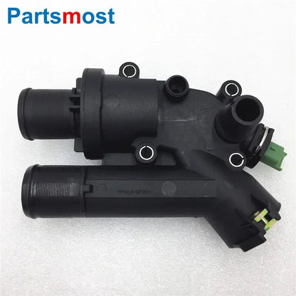 BR DDP LR001312 Coolant Thermostat Housing for 2.2 Diesel Engine Land Rover Freelander 2 Evoque Discovery Sport Jaguar C2S44028