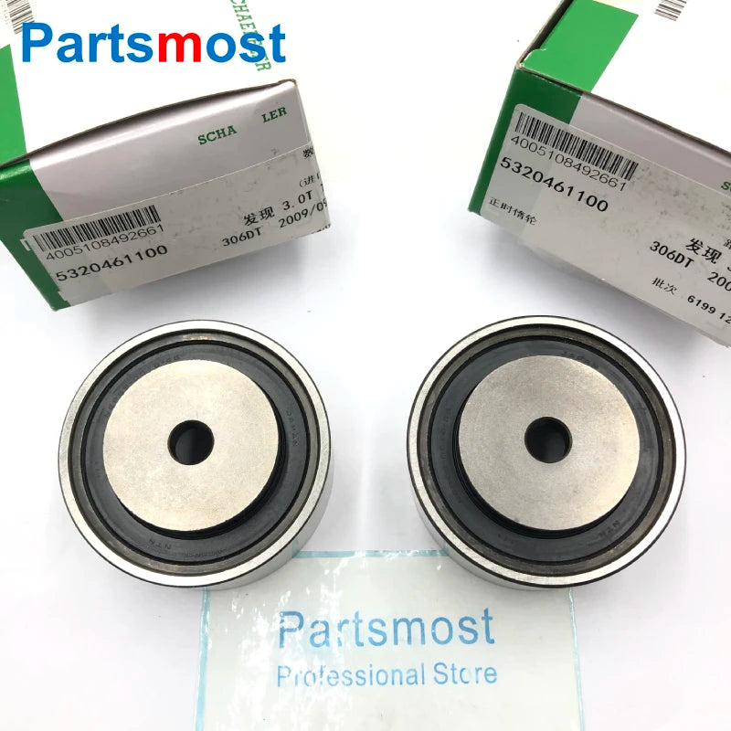 2.7 V6 3.0 DIESEL OEM INA FRONT TIMING BELT IDLER PULLEY FOR LAND ROVER DISCOVERY 3 4 RANGE ROVER RR SPORT VELAR JD61536 1311306