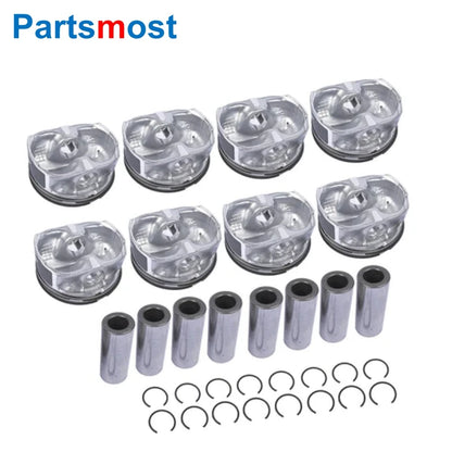 8PCS 508PS 5.0T PETROL SC PISTONS WITH RINGS FOR AJ133 ENGINE LR100470 DISCOVERY LR4 RANGE ROVER RR SPORT JAGUAR XJ XF XK F-TYPE