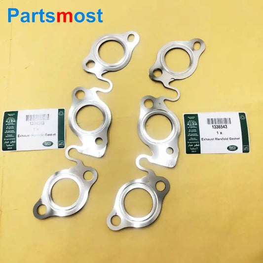 EXHAUST MANIFOLD GASKET FOR 2.7L 3.0L V6 DIESEL LAND ROVER DISCOVERY 3 LR4 RANGE ROVER SPORT VELAR JAGUAR XF XJ C2S30281 1336543