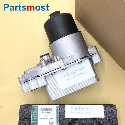 3.0 DIESEL TWIN TURBO ENGINE OIL COOLER FILTER FOR LAND ROVER LR4 RANGE ROVER SPORT NEW DISCOVERY VELAR JAGUAR LR124259 LR061969