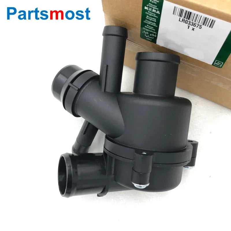 New 3.0L Diesel Coolant Thermostat Housing Assembly for Land Rover Discovery LR4 Range Rover RR Sport Water Outlet Pipe LR033675