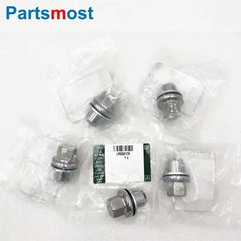 Set of 5pcs Alloy Wheel Lug Nut for Land Rover Range Rover RR Sport Discovery LR3 LR4 Wheel Nut RRD500290 500510 500590 LR068126