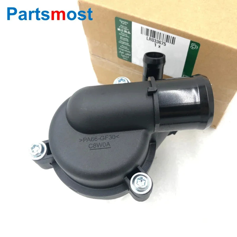 New 3.0L Diesel Coolant Thermostat Housing Assembly for Land Rover Discovery LR4 Range Rover RR Sport Water Outlet Pipe LR033675