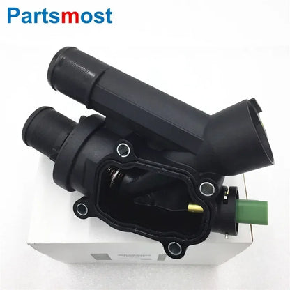 BR DDP LR001312 Coolant Thermostat Housing for 2.2 Diesel Engine Land Rover Freelander 2 Evoque Discovery Sport Jaguar C2S44028
