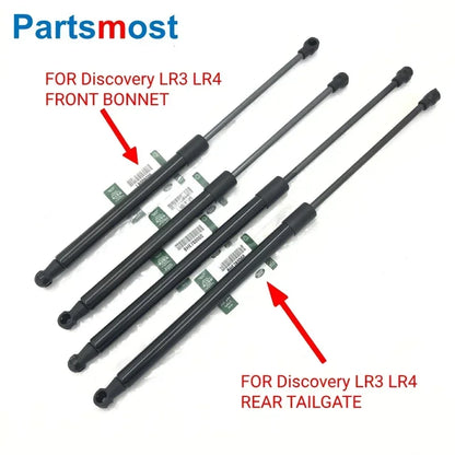 2pcs of Gas Lifts for Land Rover Discovery LR3 LR4 Bonnet Gas Spring LR009106 BKK780010 Tailgate Strut BHE780060 780012 LR086368