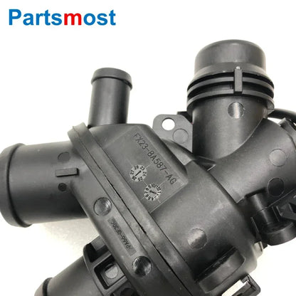 3.0 V6 Petrol Coolant Thermostat Housing w/ Sensor for Range Rover 13- RR Sport 14- New Discovery Velar LR062498 107288 LR117568