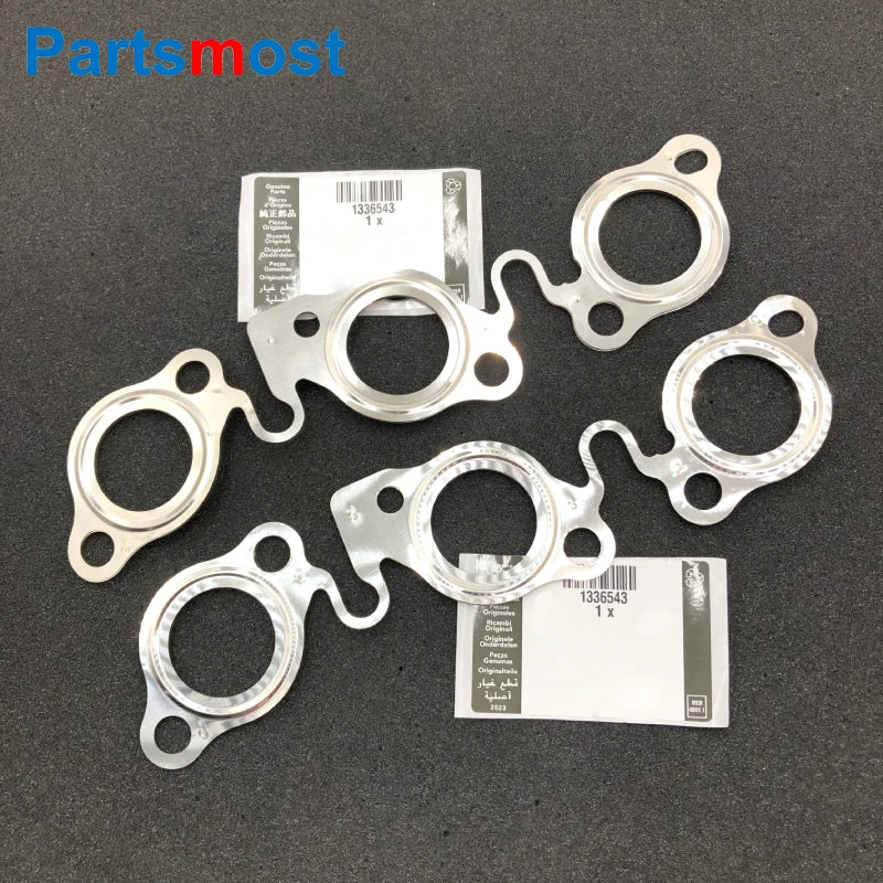 EXHAUST MANIFOLD GASKET FOR 2.7L 3.0L V6 DIESEL LAND ROVER DISCOVERY 3 LR4 RANGE ROVER SPORT VELAR JAGUAR XF XJ C2S30281 1336543