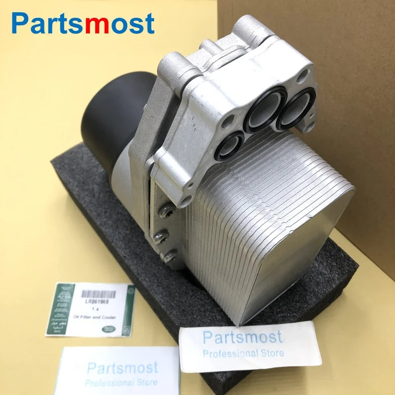 3.0 DIESEL TWIN TURBO ENGINE OIL COOLER FILTER FOR LAND ROVER LR4 RANGE ROVER SPORT NEW DISCOVERY VELAR JAGUAR LR124259 LR061969