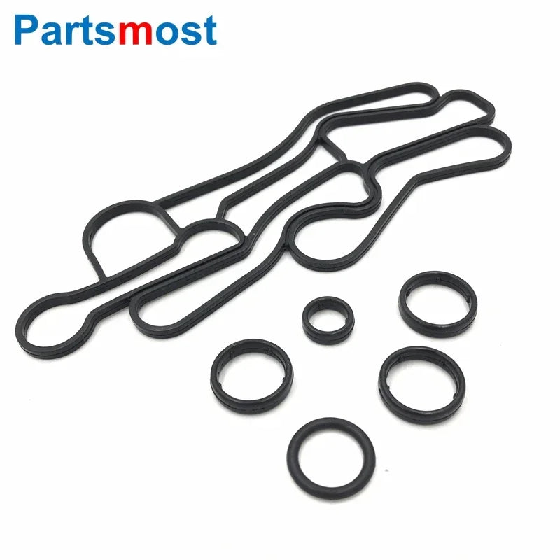 O'RING GASKET SET OF OIL COOLER LR013149 LR040738 LR061969 FOR LAND ROVER DISCOVERY 4 RANGE ROVER SPORT 3.0 V6 LR013151 161 162