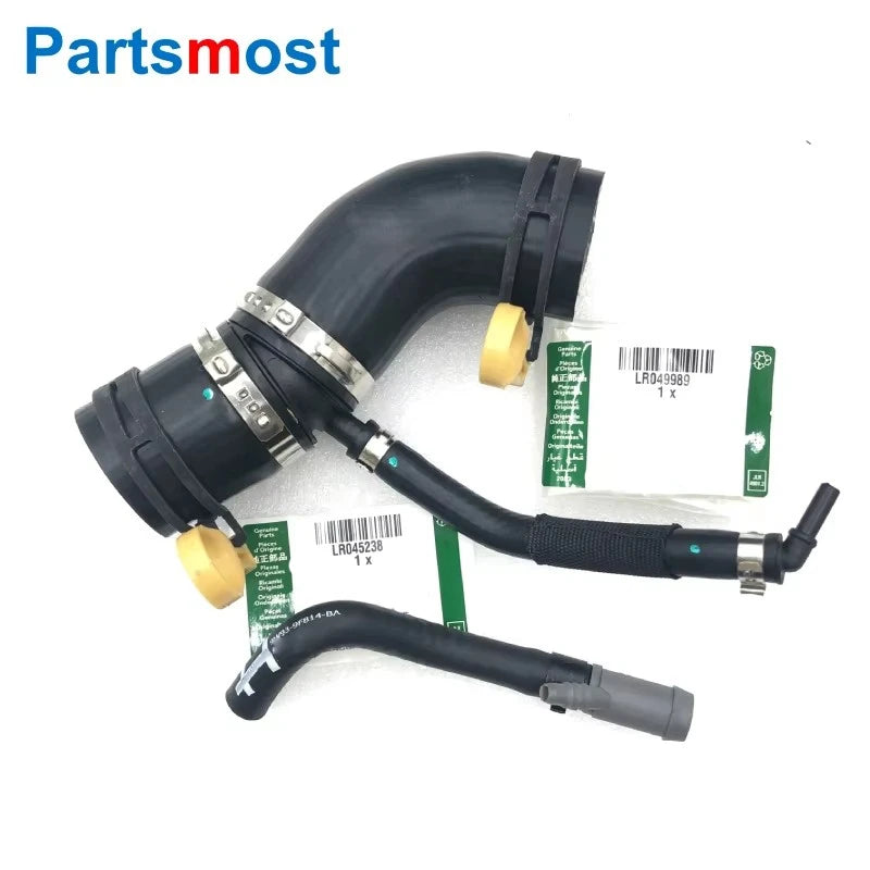 5.0L V8 Petrol Throttle Body Outlet Hose LR045238 / Thermostat Water Pipe LR049989 for Discovery 4 Range Rover RR Sport 2010-13