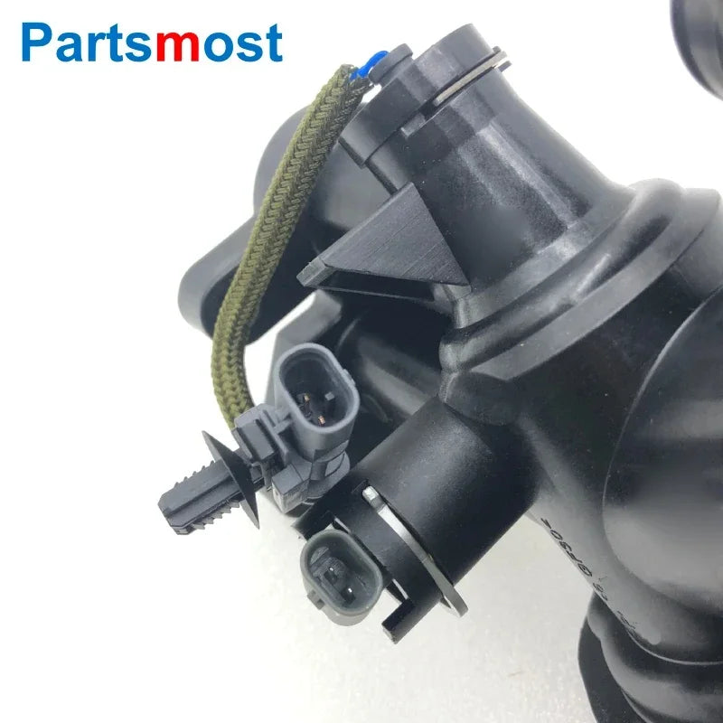 2.0L Turbo Diesel Coolant Thermostat for Range Rover Evoque 2012- Discovery Sport Jaguar E-Pace 2017 JDE40346 LR073694 LR105975