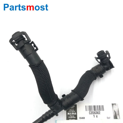 NEW 3.0 ENGINE RADIATOR COOLANT BLEED VENT HOSE EXPANSION TANK BOTTLE OVERFLOW PIPE FOR JAGUAR XF 2009-2015 XJ 2010-2019 C2D6362