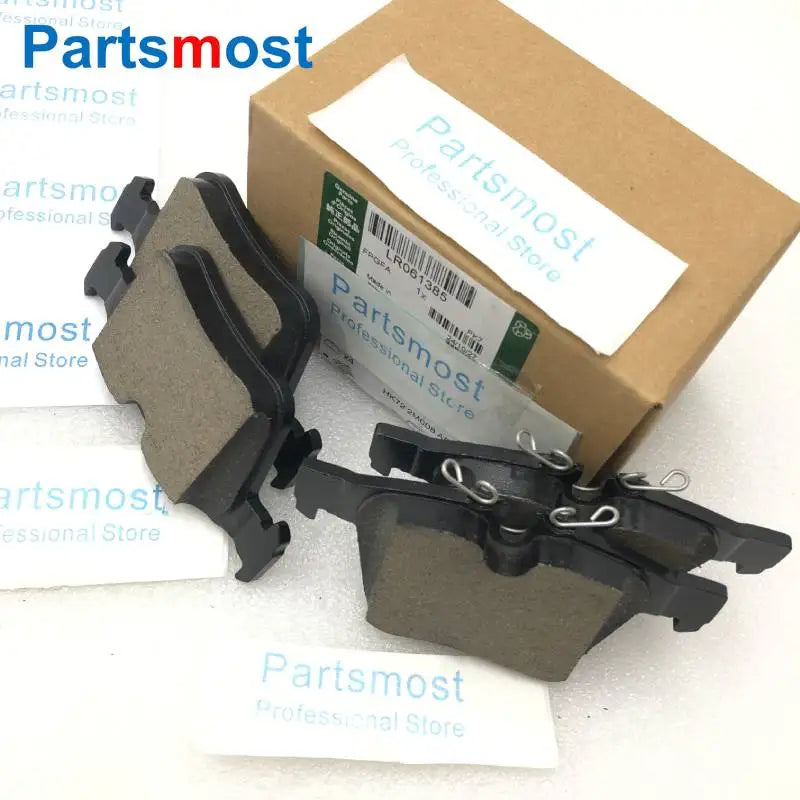 REAR BRAKE PADS FOR LAND ROVER RANGE ROVER EVOQUE 2012-2018 DISCOVERY SPORT NEW RR EVOQUE 2019 JAGUAR LR061385 LR110327 LR123519