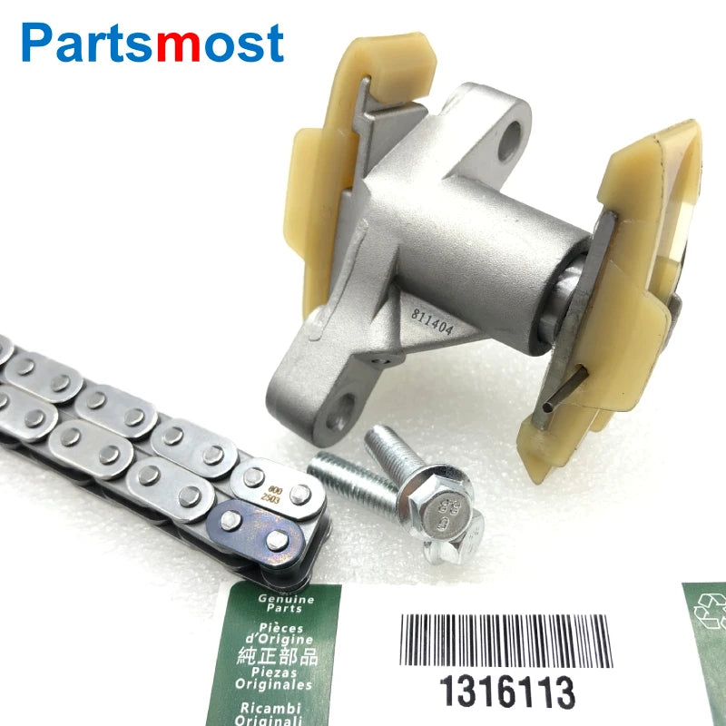 CAMSHAFT TIMING CHAIN & TENSIONER KIT FOR 2.7 3.0 DIESEL LR3 RANGE ROVER SPORT NEW DISCOVERY VELAR JAGUAR XF XJ C2S30215 1316113