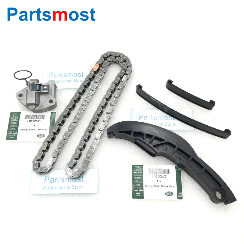 3.2L PETROL TIMING CHAIN TENSIONER & GUIDE ARMS KIT FOR VOLVO S60 S80 XC70 XC90 30759065 30759064 FREELANDER 2 LR002551 LR002552
