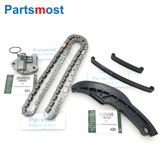 3.2L PETROL TIMING CHAIN TENSIONER & GUIDE ARMS KIT FOR VOLVO S60 S80 XC70 XC90 30759065 30759064 FREELANDER 2 LR002551 LR002552
