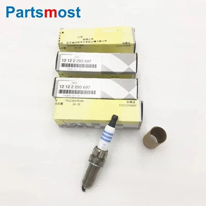 Genuine 1.6 2.4L HIGH POWER LASER IRIDIUM SPARK PLUG FOR BMW 1 2 3 Series Mini Cooper Countryman Paceman 12122163332 12122293697