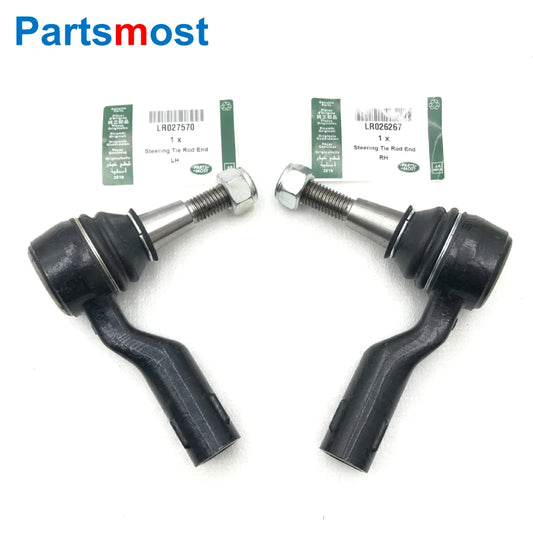 Set of 2 Outer Steering Tie Rod End For Land Rover Range Rover Evoque Discovery Sport Jaguar E-Pace Ball Joint LR027570 LR026267