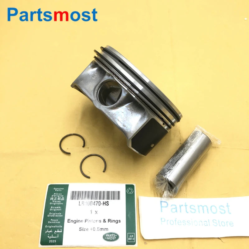 8PCS 508PS 5.0T PETROL SC PISTONS WITH RINGS FOR AJ133 ENGINE LR100470 DISCOVERY LR4 RANGE ROVER RR SPORT JAGUAR XJ XF XK F-TYPE