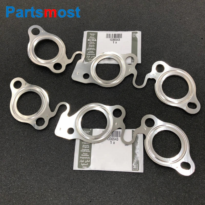 EXHAUST MANIFOLD GASKET FOR 2.7L 3.0L V6 DIESEL LAND ROVER DISCOVERY 3 LR4 RANGE ROVER SPORT VELAR JAGUAR XF XJ C2S30281 1336543