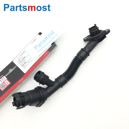 CRANKCASE VENT BREATHER HOSE KIT FOR BMW X5 X6 50iX 750i 750Li 750iX 750LiX 11157646086 11157646087 OR 11157575640 11157575641
