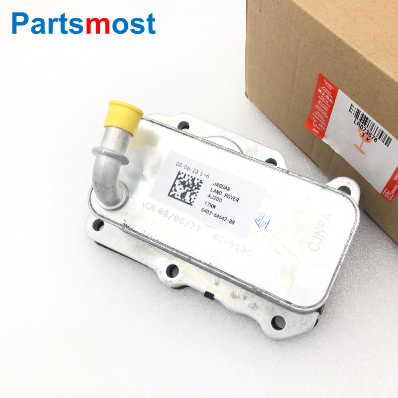 2.0 TURBO PETROL AJ200P OIL COOLER FOR RANGE ROVER SPORT NEW DISCOVERY EVOQUE VELAR JAGUAR F-TYPE XE XF E-PACE LR073678 LR075630
