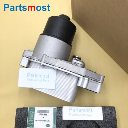 3.0 DIESEL TWIN TURBO ENGINE OIL COOLER FILTER FOR LAND ROVER LR4 RANGE ROVER SPORT NEW DISCOVERY VELAR JAGUAR LR124259 LR061969