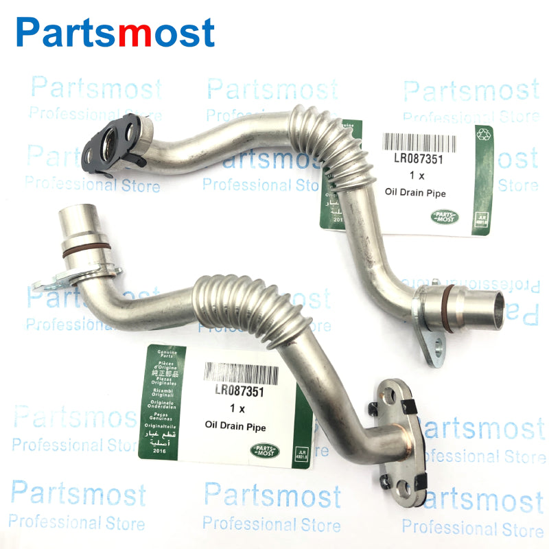3.0L V6 Modified Turbo Oil Drain Pipe LR087351 or Blanking Plug LR044555 for Range Rover RR Sport Velar Discovery 4 Jaguar XF XJ