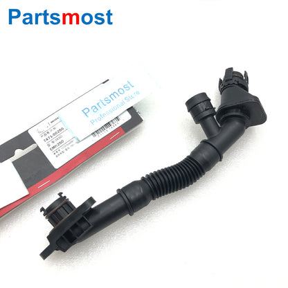 CRANKCASE VENT BREATHER HOSE KIT FOR BMW X5 X6 50iX 750i 750Li 750iX 750LiX 11157646086 11157646087 OR 11157575640 11157575641