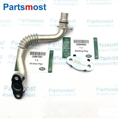 3.0 V6 Modified Turbo Oil Return Pipe LR087351 or Blanking Plug LR044555 for Range Rover RR Sport Velar Discovery 4 Jaguar XF XJ