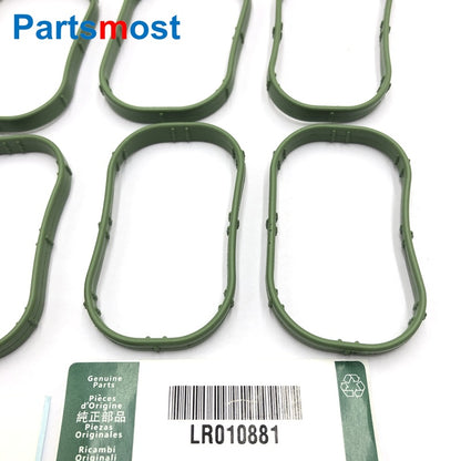 8PCS OF INTAKE MANIFOLD GASKETS FOR 5.0L V8 PETROL LAND ROVER DISCOVERY 4 RANGE ROVER RR SPORT JAGUAR XK XF XJ AJ811713 LR010881