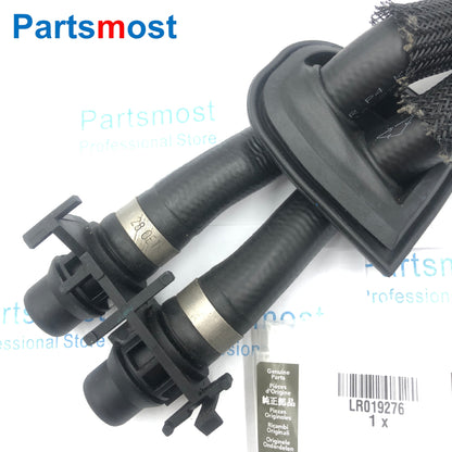 مجموعة خرطوم مياه سخان PTC بمحرك بنزين 2.0 ومحرك ديزل 2.2 لسيارة لاند روفر LR2 RR وEVOQUE وDISCVERY SPORT وJAGUAR E-PACE J9C1272 LR019276