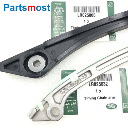 ذراع توجيه سلسلة التوقيت عمود مرفقي موتر ترس لسيارة لاند روفر LR2 إيفوك RRS جاكوار 2.0 لتر 16 فولت LR025000 263 632 264 LR095137