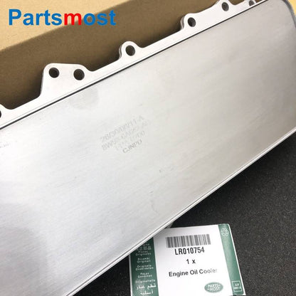 ENGINE OIL COOLER FOR LAND ROVER 5.0L V8 PETROL DISCOVERY 4 RANGE ROVER 2010-2012 & 3.0L V6 RR SPORT 2014- VELAR 2017- LR010754
