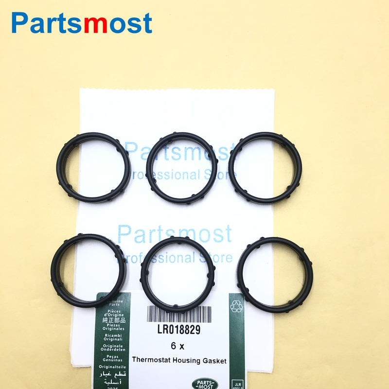 Thermostat Housing Gasket for 2.7 3.0 Diesel Discovery 3 4 Range Rover Sport Velar Jaguar XF Water Pipe O-ring 1341370 LR018829