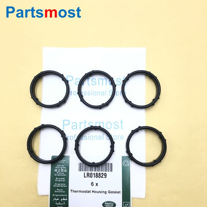 Thermostat Housing Gasket for 2.7 3.0 Diesel Discovery 3 4 Range Rover Sport Velar Jaguar XF Water Pipe O-ring 1341370 LR018829