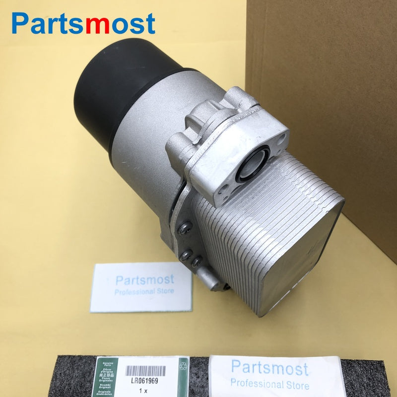 3.0 DIESEL TWIN TURBO ENGINE OIL COOLER FILTER FOR LAND ROVER LR4 RANGE ROVER SPORT NEW DISCOVERY VELAR JAGUAR LR124259 LR061969