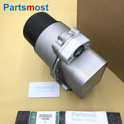 3.0 DIESEL TWIN TURBO ENGINE OIL COOLER FILTER FOR LAND ROVER LR4 RANGE ROVER SPORT NEW DISCOVERY VELAR JAGUAR LR124259 LR061969