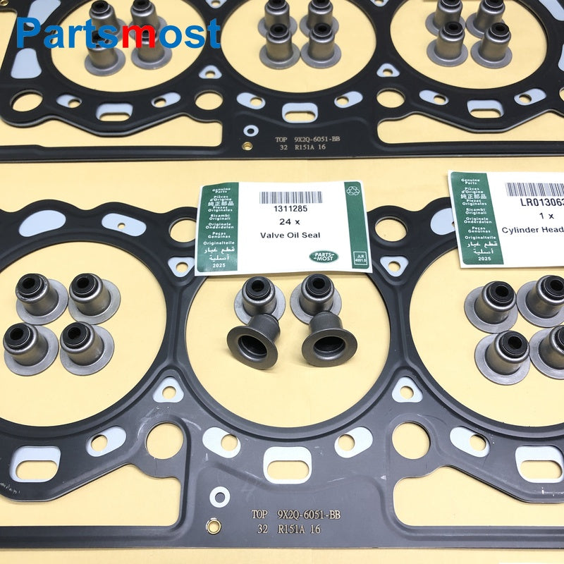 3.0L DIESEL ENGINE OVERHAUL GASKET SET FOR RANGE ROVER SPORT LR3 LR4 VELAR LR013063 LR029132 1336543 LR036542 1311285 LR005994