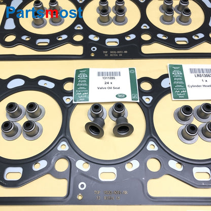 3.0L DIESEL ENGINE OVERHAUL GASKET SET FOR RANGE ROVER SPORT LR3 LR4 VELAR LR013063 LR029132 1336543 LR036542 1311285 LR005994